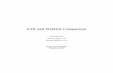 LTE and WiMAX Comparison - Halcyon Wirelesshalcyonwireless.com/LTE and WiMAX Comparison-TejasBhandare.pdf · LTE and WiMAX Comparison Tejas Bhandare ... transmission bandwidths, ...