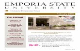 Distance Education News - Emporia State UniversityFebruary... · Distance Education News February 2016 ... Orin’s favorite class at ESU ... Emporia State University can give you