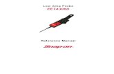 Low Amp Probe EETA308D - Snap-on · PDF fileLow Amp Probe EETA308D Reference Manual . SAFETY ... The Snap-on Low Amp Current Probe measures AC or DC current with digital multimeters,
