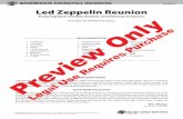 INTERMEDIATE STRING/FULL ORCHESTRA Led Zeppelin · PDF fileFeaturing Rock and Roll, Kashmir, and Stairway to Heaven Arranged by PAtrick roszell ... Led Zeppelin Reunion Featuring Rock