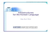 Infrastructures for the Korean  · PDF fileKorea Terminology Research Center for Language and Knowledge Engineering Infrastructures for the Korean Language Key-Sun Choi