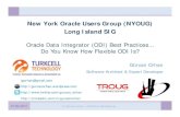 New York Oracle Users Group (NYOUG) Long Island · PDF fileNew York Oracle Users Group (NYOUG) Long Island SIG Oracle Data Integrator (ODI) Best Practices ... Oracle’s most powerful