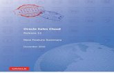 Oracle Sales Cloud · PDF fileEnd User Personalization of the Navigator and ... ORACLE SALES CLOUD OVERVIEW Oracle’s customer experience suite is an end-to-end cloud solution that