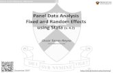 Panel Data Analysis Fixed and Random Effects using …otorres/Panel101.pdf · Panel Data Analysis Fixed and Random Effects using Stata (v. 4.2) Oscar Torres-Reyna . otorres@princeton.edu