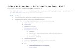 MicroStation Visualization V8i - Bentley · PDF fileMicroStation Visualization V8i (SELECTseries 1) Luxology Update 1 . This is an unfinished draft document for Luxology Update 1,