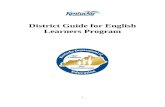 District Guide for English Learners Programeducation.ky.gov/specialed/EL/Documents/District...  · Web viewpart of a teacher’s comprehensive professional ... Grades 1-12 students