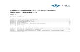 Enhancement-led Institutional Review  · PDF fileEnhancement-led Institutional Review Handbook ... Quality Enhancement Framework ELIR continues to fulfil a key role as one of