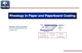 Rheology in Paper and Paperboard Coatingfanelsolutions.net/pdf/ACA/Rheology of Coating Colors 19 April 2016... · Rheology in Paper and Paperboard Coating ... Kaolin structure, ...