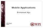 mobile applications - WPIweb.cs.wpi.edu/.../courses/cs525m/S06/slides/mobile_applications.pdf · Mobile Applications ... – intercepts drawing commands from user’s application