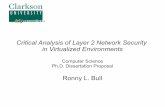 Critical Analysis of Layer 2 Network Security in Virtualized Environmentspeople.clarkson.edu/~bullrl/classes/Dissertation/Proposal/bullrl... · Critical Analysis of Layer 2 Network