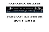 RADIOLOGY PROGRAM HANDBOOK - Kaskaskia  · PDF filerole of the radiology department staff radiographer