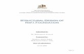 Structural Design of Raft Foundation - The Nation Builders · PDF filePage | 3 Abstract: In this report, a full discussion and clarification of the design of Raft foundation in loose