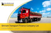 Shriram Transport Finance Company  · PDF fileValuation Expertise & Relationship Based Model 8 Knowledge Driven Valuation Model Loan Amount EMI Repayment Ability Valuation