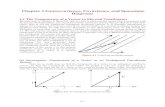 Chapter 3 Contravariance, Covariance, and Spacetime · PDF fileChapter 4: Contravariance, Covariance, and Spacetime Diagrams 4-2 is also parallel to the y-axis.The y-component is found