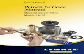 Winch Service Manual - lewmar.com service manual b2304 iss6.… · B2304 Issue 6 Winch Service Manual Standard and Self Tailing Models 6 to 66