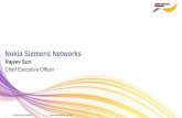 Nokia Siemens Networks · PDF file• Nokia and Nokia Siemens Networks expect a flat market in euro terms for mobile and fixed infrastructure and related services market in 2010,