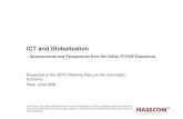 ICT and Globalization - OECD. · PDF fileICT and Globalization ... growing pool of highly qualified talent ... Control Focus on Core CompetenceFocus on Core Competence Business TransformationBusiness
