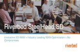 Riverbed SteelHead SD - · PDF fileMPLS-A SaaS Internet Hybrid Applications Hybrid WAN MPLS-B or Internet. ... deliver the seamless integration of industry-leading app performance