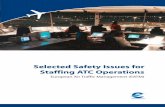Selected Safety Issues for Staffing ATC Operations · PDF fileCONTENTS EXECUTIVE SUMMARY 1. ... the ‘Study Report on Selected Safety Issues for Staffing ATC ... safety issues for