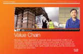 Value Chain -  · PDF file2011 Cisco CSR Report 2011 Cisco CSR Report Website We Welcome Your Feedback C2 Value Chain Our core business is designing innovative products and