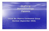 Drafting Biotechnology Patents -  · PDF fileDrafting Biotechnology Patents ... – But the purpose of patents is enablement, not “visualizing ... In the absence of a statement