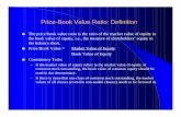 Price-Book Value Ratio: Definition - New Yorkpeople.stern.nyu.edu/adamodar/pdfiles/pbv.pdf · Price-Book Value Ratio: Definition l The price/book value ratio is the ratio of the market