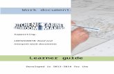 Introduction - kbcabinetmaking.com.aukbcabinetmaking.com.au/.../docs/work_documents_kb_l…  · Web viewElectronic ‘Word’ templates of the ... you may come across ISO Standards