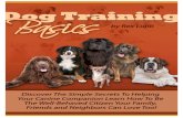 Dog Training Basics - Amazon S3training... · Page2!of!99!! 2! Dog Training Basics DISCLAIMER / LEGAL NOTICE The information presented in this ebook represents the views of the publisher
