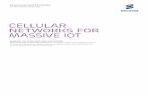 Cellular networks for massive IoT - Ericsson · PDF fileCELLULAR NETWORKS FOR MASSIVE IOT • A WIDE RANGE OF IOT REQUIREMENTS 5 ... but GSM will offer superior coverage in many markets