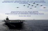 ASSISTANT SECRETARY OF THE NAVY FOR · PDF fileASSISTANT SECRETARY OF THE NAVY FOR RESEARCH, DEVELOPMENT AND ACQUISITION ASN ... and all Navy and Marine Corps activities, installations,