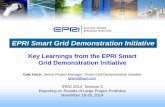 EPRI Smart Grid Demonstration Initiative - NEDO:国立 ... · PDF fileGale Horst, Senior Project Manager, Smart Grid Demonstration Initiative ghorst@epri.com IRED 2014 Session 3 Reporting