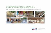 TOURISM-LED POVERTY REDUCTION · PDF file2.2 Poverty reduction through tourism-related handicraft production ... 2 Background of the training module 2.1 Aim of the handicraft module