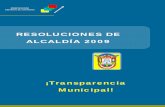 RESOLUCIONES DE ALCALDÍA 2009 - …municatacaos.gob.pe/homepage/municipalidad/PDF/Resoluciones/2009... · RESOLUCIÓN DE ALCALDIA N°768-MDC/A: Aprobar expediente técnico de obra: