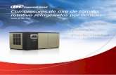 Compresores de aire de tornillo rotativo refrigerados por ...ingercomponentes.com/Compresor+Ingersoll+Rand+Serie+R+(90-160+kw).pdftuberías de aire de acero inoxidable. El sistema