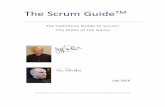 The Scrum Guidescrumguides.org/docs/scrumguide/v2016/2016-Scrum-Guide-US.pdf · The Scrum Master is responsible for ensuring Scrum is understood and enacted. Scrum Masters do this