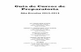 Guía de Cursos de Preparatoria -   · PDF fileGuía de Cursos de Preparatoria Año Escolar 2013-2014