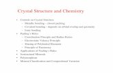 Crystal Structure and Chemistry - UT Arlington – · PDF fileCrystal Structure and Chemistry • Controls on Crystal Structure – Metallic bonding – closest packing – Covalent