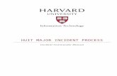 Document Change Control - Harvard University Information ...huit.harvard.edu/.../20141102_huit_major_incident_incide…  · Web viewIncident Management and Major ... A Major Incident