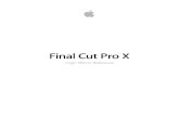 Final Cut Pro X Logic Effects Reference - Apple Support · PDF fileFinal Cut Pro X comes bundled with an extensive range of Logic Effects, digital signal processing (DSP) effects and