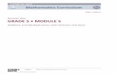 GRADE 5 • MODULE 5 - RUSD Common Core Math TK-6 · PDF fileGRADE Mathematics Curriculum GRADE 5 • MODULE 5 Module 5: ... c. 9 cm³ d. 9 cm³ e. 12 cm³ f. 20 cm³ 2. Answers will
