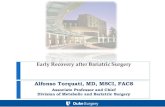 Early Recovery after Bariatric Surgery Alfonso Torquati ... · PDF fileEarly Recovery after Bariatric Surgery Alfonso Torquati, MD ... School of Medicine, Faculty of Medical and ...