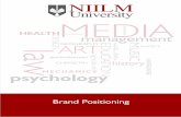 Brand Positioning - NIILM  · PDF fileiii Lesson No. Topic Page No. General Introduction Lesson 1 Brand Positioning 1