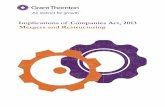 Companies Act-Mergers and restructuringgtw3.grantthornton.in/assets/Companies_Act-Mergers_and_restructu… · The Companies Act, 2013 (‘2013 Act’), enacted on 29 August 2013 on