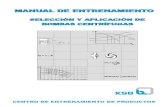 Manual de entrenamiento KSB - hidroterm.com.vehidroterm.com.ve/documentacion/tutoriales/Manual... · Fórmula de Fair-Whipple-Hsiao Fórmula de Hazen-Willians Fórmula de Darcy-Weisback