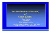 Environmental Monitoring Clean Rooms - DDK … monitoring of clean rooms .pdfEnvironmental Monitoring of Clean Rooms)Federal Standard 209 E)ISO 14644)Federal Standard 209 E is easier