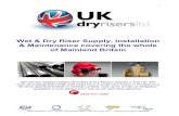Wet & Dry Riser Supply, Installation & Maintenance ... · PDF file1 Wet & Dry Riser Supply, Installation & Maintenance covering the whole of Mainland Britain We are the largest independent