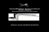 Installation Instructions And More - ConvertiBars INSTRUCTIONS 2011.pdf · handlebar, insert the ConvertiBARS risers into the Cyclops clamps .