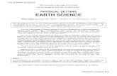 PHYSICAL SETTING EARTH SCIENCE - NYSEDnysedregents.org/EarthScience/116/esci12016-examw.pdf · The University of the State of New York REGENTS HIGH SCHOOL EXAMINATION PHYSICAL SETTING