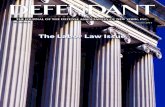 The Labor Law IssueThe Labor Law · PDF fileWinter 2014 4 The Defense Association of New York Continued on page 6 What Scaffold? The application of Labor Law 240 to weight rather than