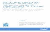 DATA DOMAIN TRANSFORMS EMC IT‘S ORACLE · PDF fileDATA DOMAIN TRANSFORMS EMC IT‘S ORACLE ... with EMC‘s Oracle databases for Global Data Warehouse and mission-critical Oracle